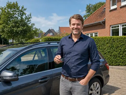 Verkäufer aus Menden mit dem verkauften Fahrzeug