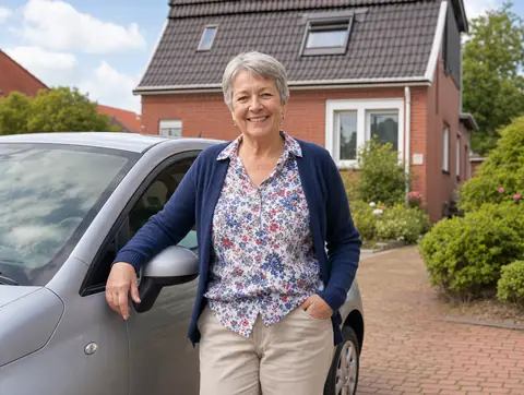 Verkäufer aus Ense mit dem verkauften Fahrzeug
